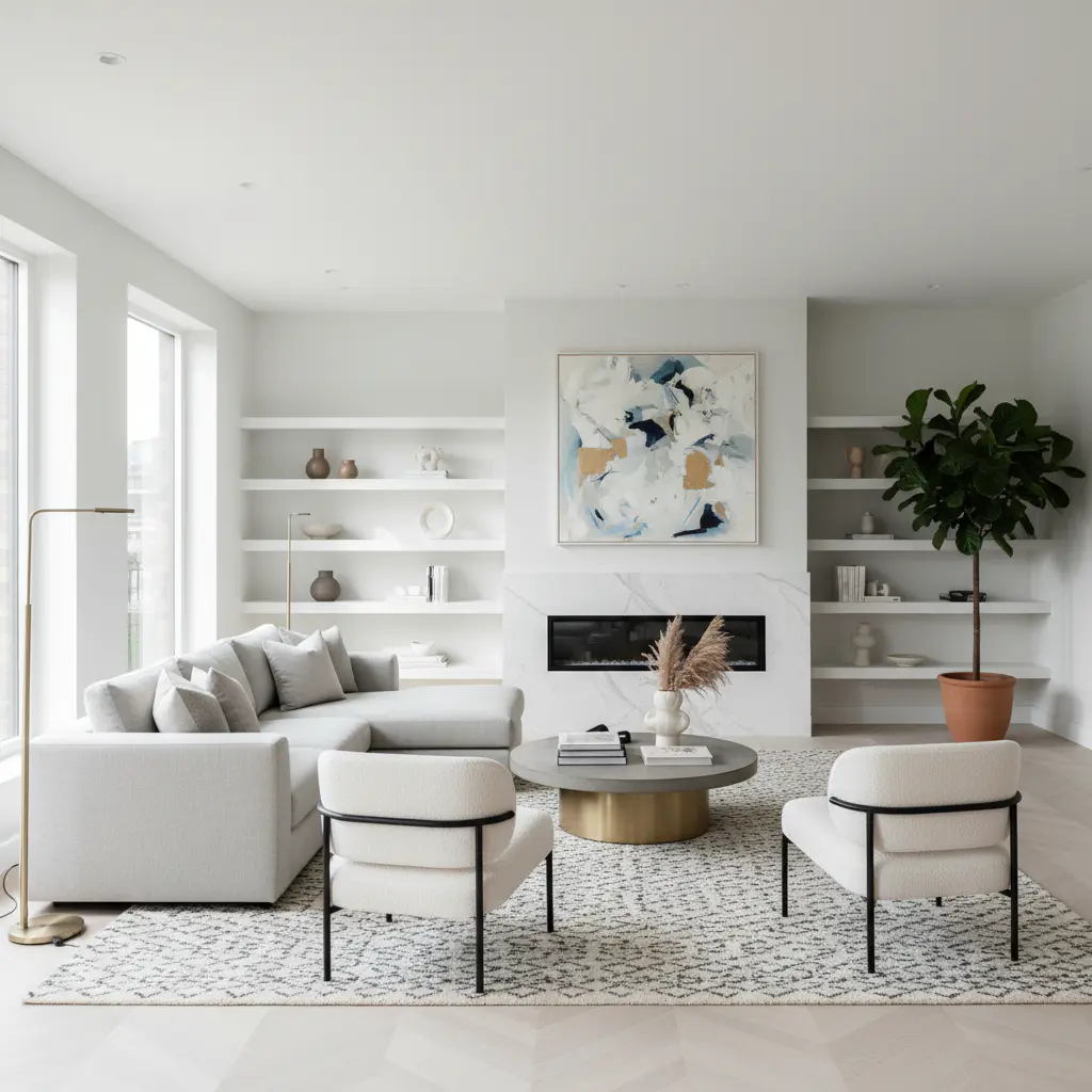 Beautiful renovated living room